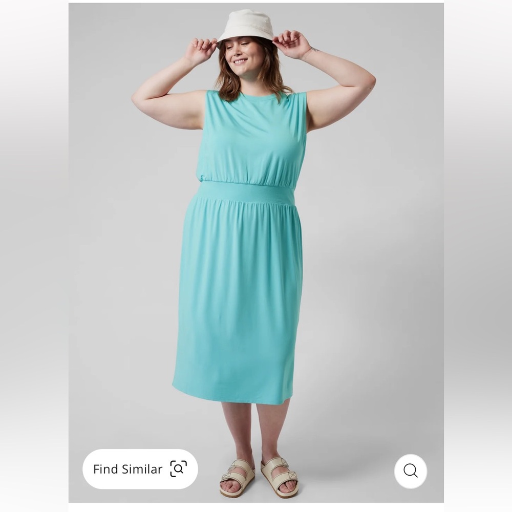 NWT Athleta Santorini Cinch Dress 3X